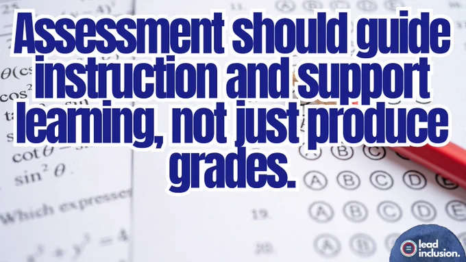 Bold text over a blurred pencil and test paper. 