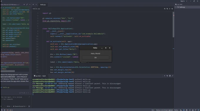 GTK4 app