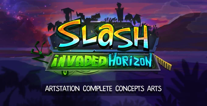 Finished concepts and designs for the SlashInvaded Horizons Project - an action platformer with elements of body horror and (Based on the Voyager Golden Record)