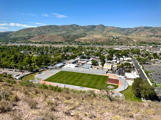 Davis Field from Red Hill