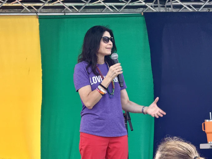 AG Nessel speaks at Lowell Pride