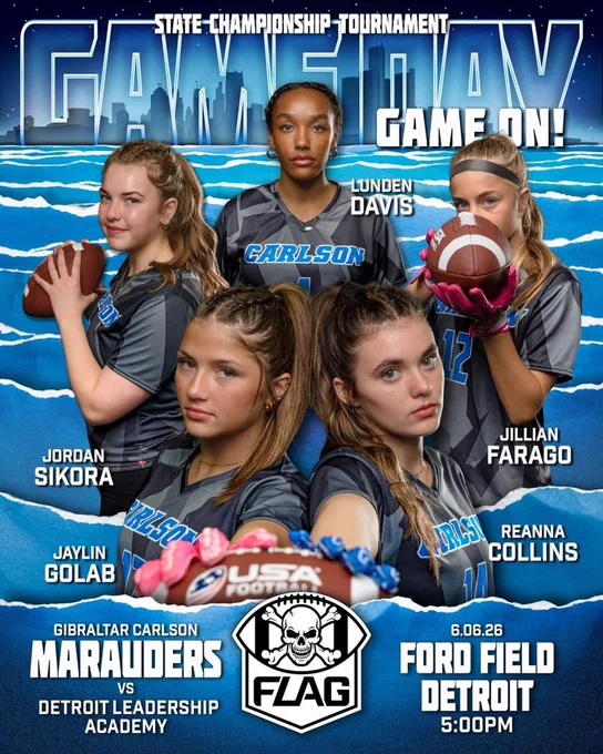 graphic of flag football 