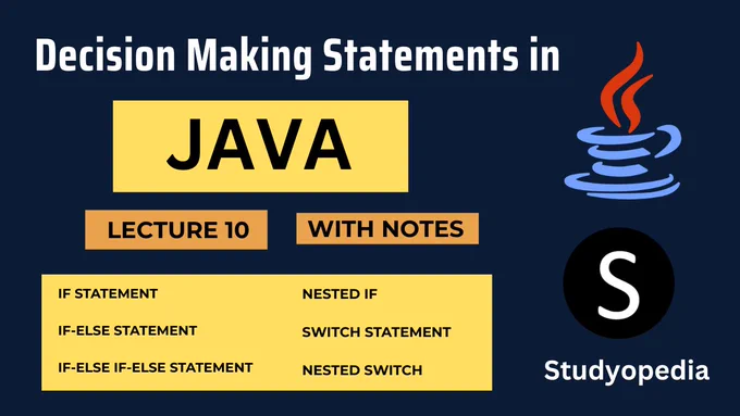 Decision-Making Statements in Java
