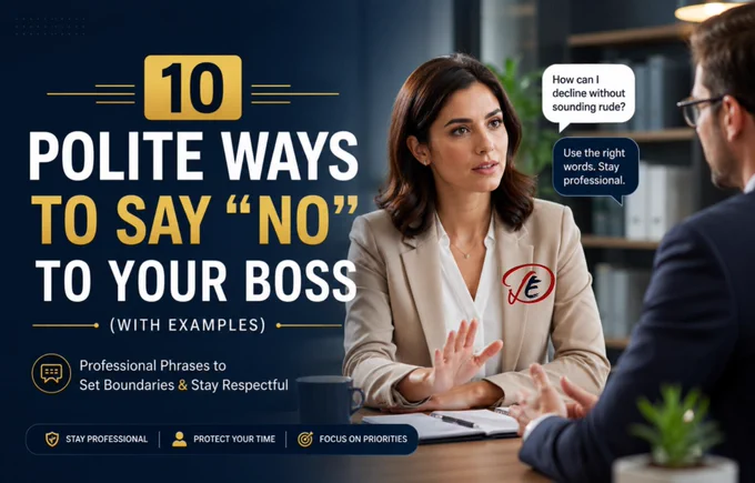10 Polite Ways to Say "No" to Your Boss