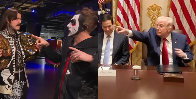 Danhausen and Donald Trump