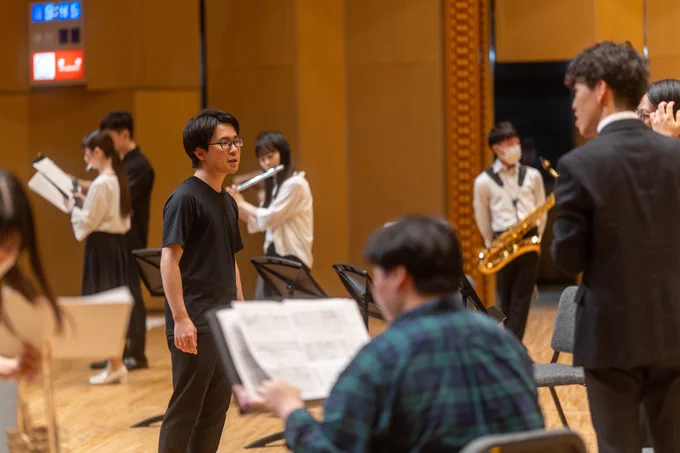 miniTua-wind ensemble代表の今田俊輔さん！