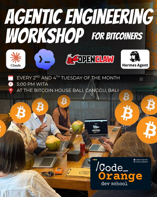 agentic engineering workshop at the code orange dev school