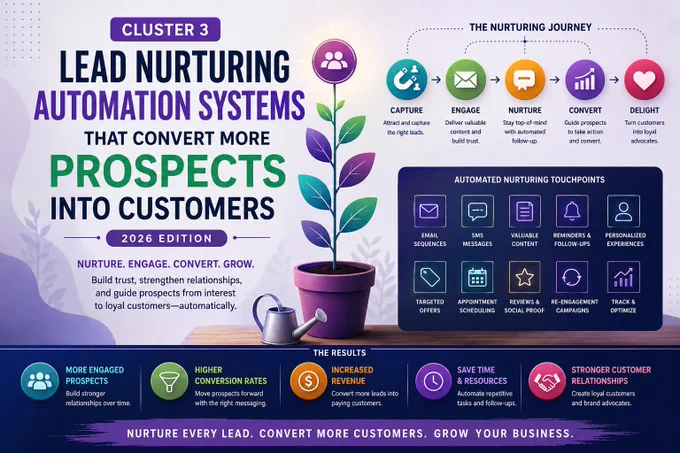 Learn how lead nurturing automation helps businesses build trust, improve follow-up, and convert more prospects into customers in 2026.