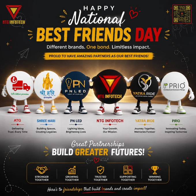 NTG Infotech celebrates partnerships on National Best Friends Day
