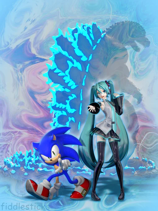 Sonic model by Dokatzo
Hatsune Miku model by YYB (ported from MMD)
MogeGoji model by Draco (available on Sketchfab)