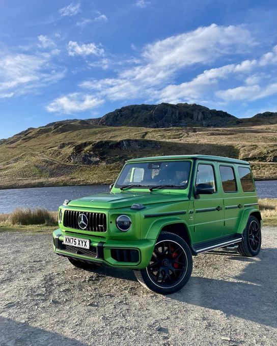 Mercedes-AMG G63 in Green Hell Magno paint