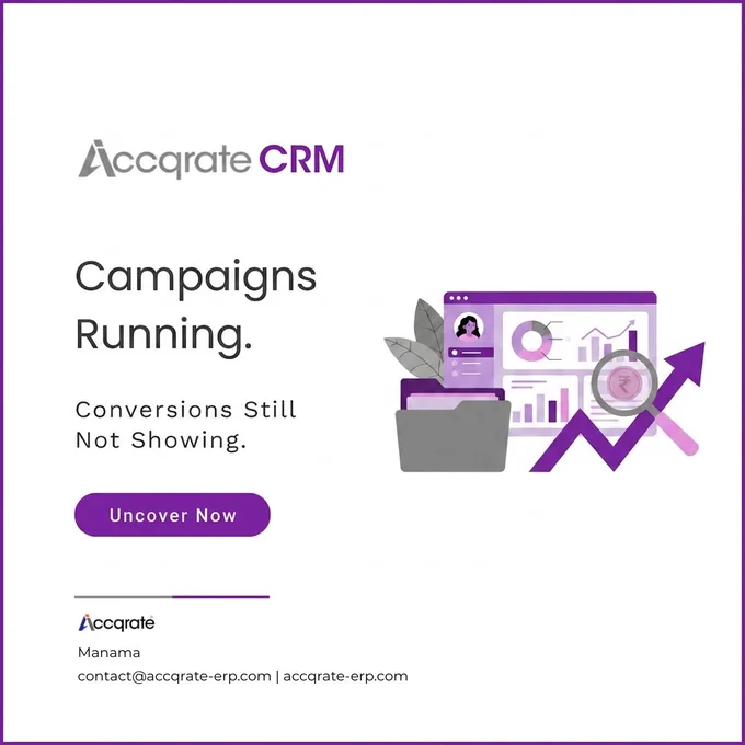 Accqrate ERP – unified platform for accounting, inventory, and business automation.