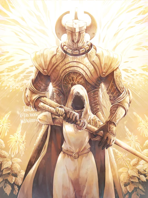 ELDENRING NIGHTREIGN/執行者追憶、二人と一振り(Fanart)