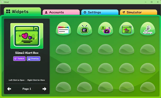 Slime2 Home Screen