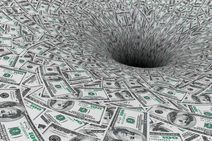 A vortex of swirling money