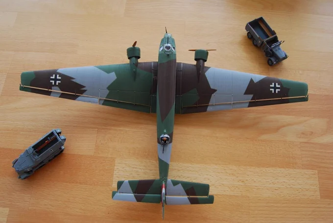 Italeri Luftwaffe Junkers Ju52/2m 1/72 scale model