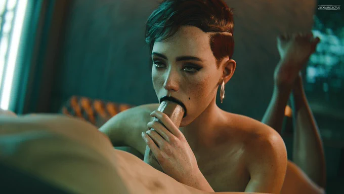 Aurore Cassel, Cyberpunk 2077 Phantom Liberty, blowjob