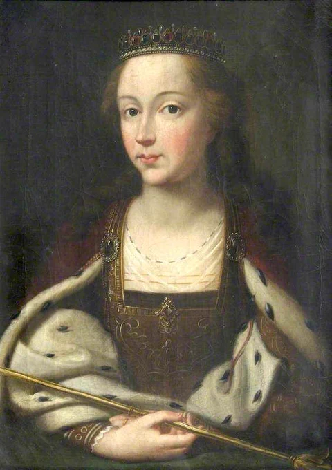 Margaret of Anjou (1430–1482), Foundress of Queens' College and Wife of Henry VI by RobertDavy, 1775, oil on canvas. (Photo credit: Queens' College, University of Cambridge)