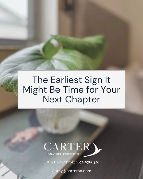 A beautifully organized table with green plant in a  North Fort Worth home, highlighting home equity and smart selling choices with Carter Signature Properties.