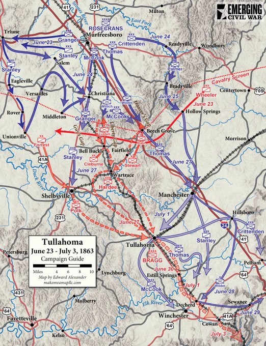 From Emerging Civil War: https://emergingcivilwar.com/2019/09/25/mapping-the-tullahoma-campaign/