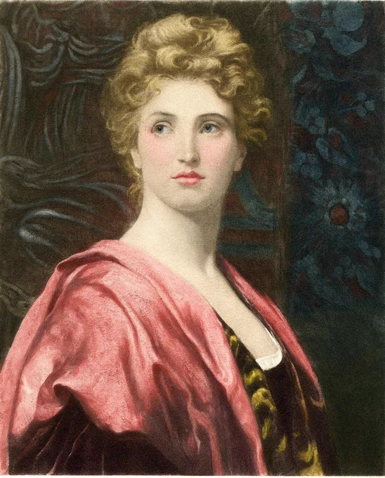  Image of Beatrice, from The Graphic Gallery of Shakespeare's Heroines by Frank Dicksee, 1896 (Photo credit: Folger Shakespeare Library Digital Image Collection)