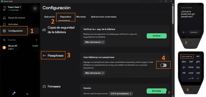 https://trezor.io/guides/trezor-suite/using-a-passphrase-wallet-in-trezor-suite