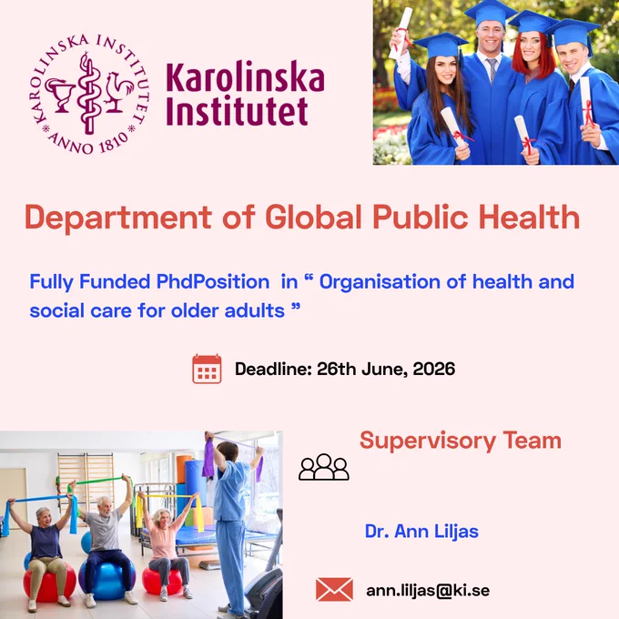 https://www.phdscanner.com/opportunities/phd-vacancies-karolinska-institutet-sweden-doctoral-phd-student-position-in-organisation-of-health-and-social-care-for-older-adults-e066bf61-9e27-4272-99dc-94b437f20eb3