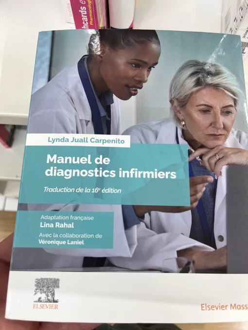 Couverture manuel de diagnostics infirmiers