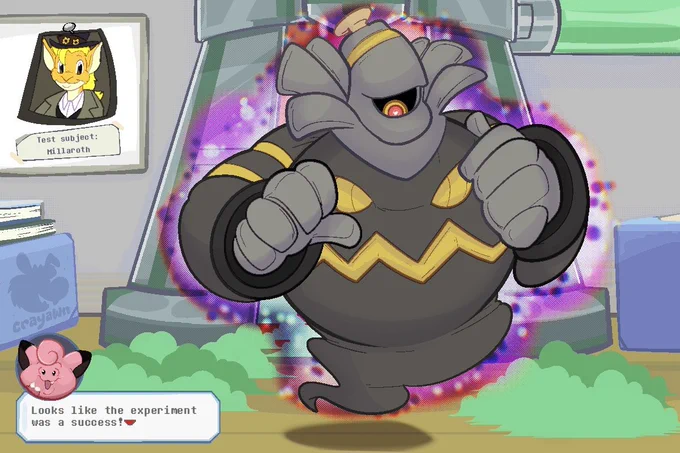 https://ko-fi.com/c/66344ca73e
Looks like the experiment was a success! ✨🧪🧬! 
#Pokemon #TF #YCH for @/Garygoh884 on Kofi! Thank you so much for your support and volunteering! ❤️ #Transformation #Animation #Dusknoir