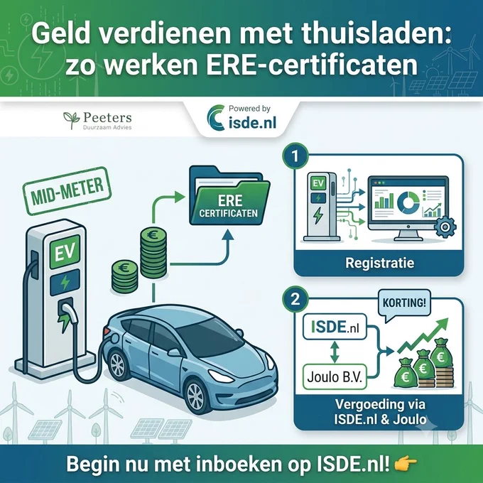 Geld verdienen met thuisladen: zo werken ERE-certificaten