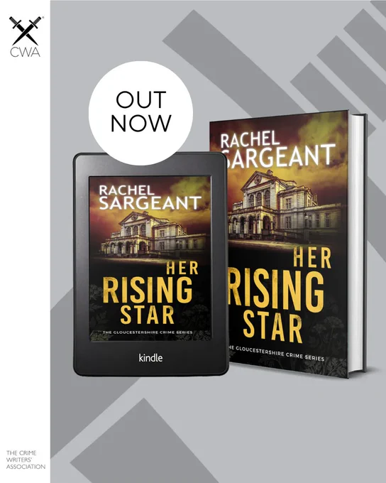 Image of the paperback and Kindle versions of Her Rising Star