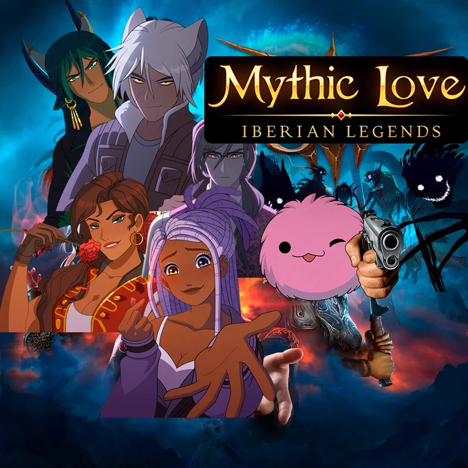 collage of Mythic Love's characters on the cover of Baldurs Gate 3