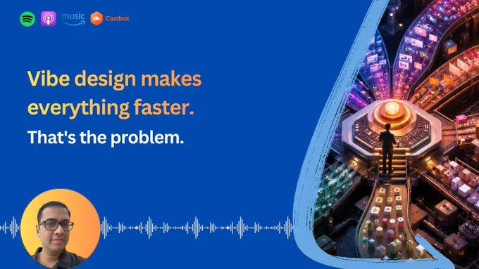 A marketer has an idea—a landing page, a campaign, a new brand direction. Not long ago, turning that idea into reality meant weeks of briefs, revisions, approvals, and waiting. Today, a prompt can generate it in minutes. Welcome to the era of Vibe Design.

In this episode, we explore how AI-powered design workflows are collapsing the distance between ideas and execution, transforming marketers from creators into curators, strategists, and decision-makers. But as design becomes faster, a new problem emerges: speed amplifies everything—including weak strategy, vague positioning, and average thinking.

Why is vibe design becoming the default way of working? What changes for marketers, founders, and brands? And why are taste, customer understanding, creative risk, and human judgment becoming more valuable than ever? Because when execution becomes abundant, differentiation becomes scarce.