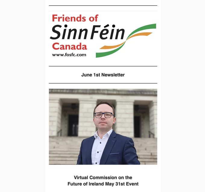 Image is a screen grab from our latest newsletter.