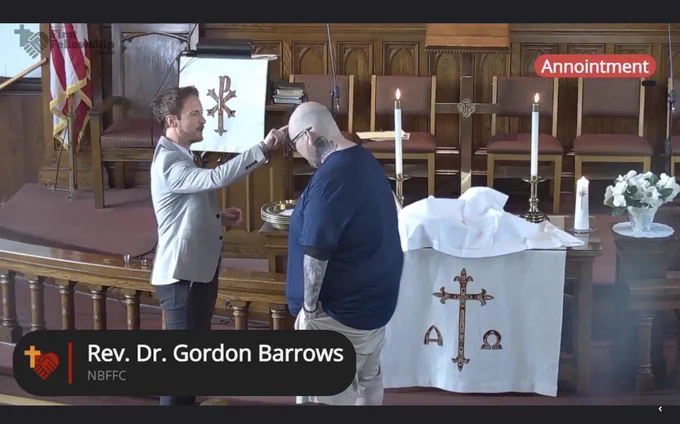 ✝️🥖 Thanks to everyone who joined us @ New Bethlehem First Fellowship Church as Rev. Dr. Gordon Barrows shared “More Than a Meal: Rediscovering Holy Communion” (1 Cor. 11:23-30). 🙏 Prayers for Jonny Klingensmith following his anointing with holy oil. #NewBethlehem #Church