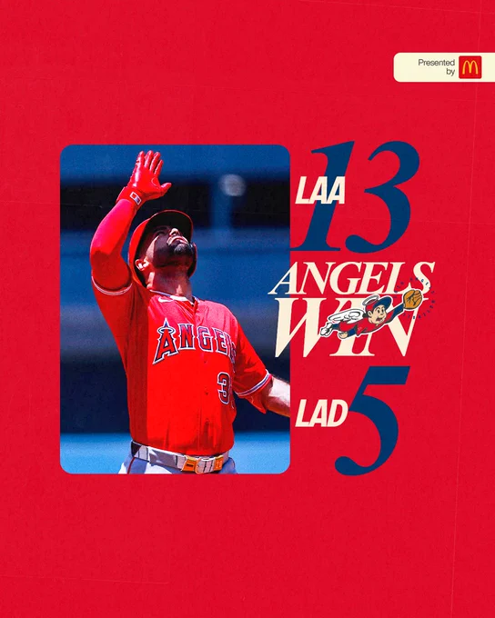 June 7: Angels Win! LAA 13, LAD 5