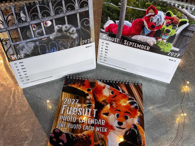 fursuit photo calendar