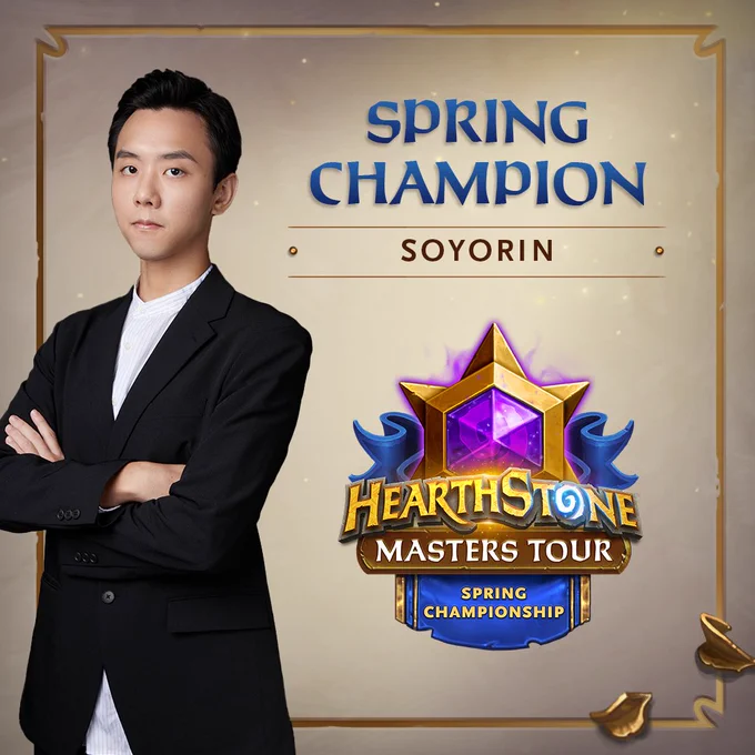 A graphic showing Soyorin as the winner of the 2026 Masters Tour Spring Championship.

Soyorin is shown next to the Spring Championship logo.