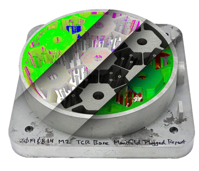 Peregrine was used to help qualify 3D-printed brackets for use inside a nuclear reactor. Credit: ORNL, U.S. Dept. of Energy