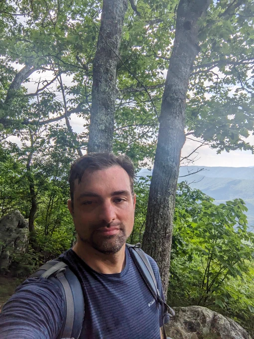 Me in the woods looking so happy