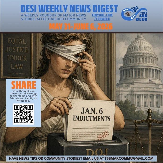 📣 May 31 - June 06 2026 issue is out now!
📰 TSB Desi Weekly News Digest
🌐 TinyURL.com/TSBNewsDigest
