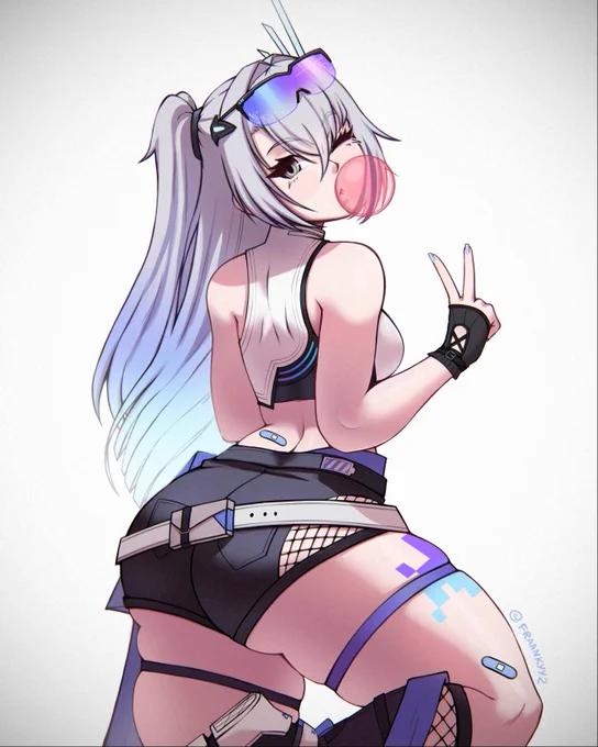 Silver Wolf Honkai star rail fanart