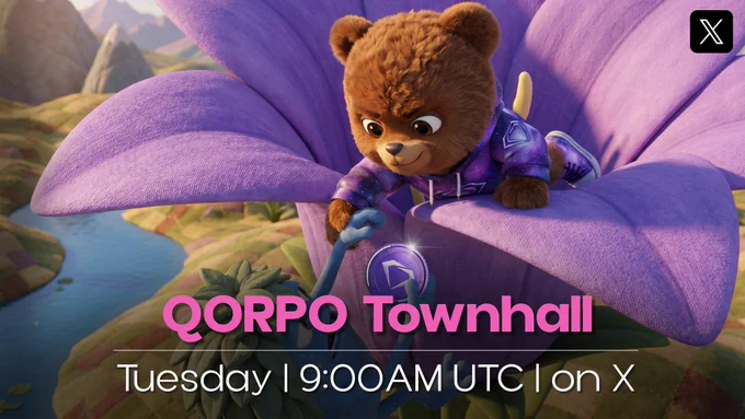 Join us for the QORPO Townhall on X!