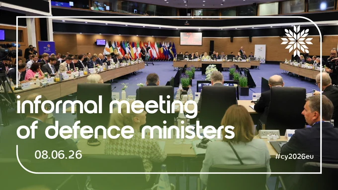 📍Lefkosia ~ The Informal Meeting of EU Defence Ministers is underway, hosted by Minister @PalmasVasilis.

Discussions, chaired by the High Representative for Foreign Affairs and Security Policy @kajakallas, focus on:
🔹 EU support to Ukraine
🔹 Maritime security, with emphasis on the need to safeguard freedom of navigation
🔹 The European Security Strategy

#CY2026EU 🇨🇾🇪🇺