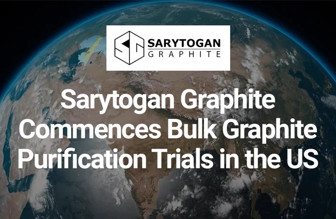 Sarytogan Graphite Commences Bulk Graphite Purification Trials in the US