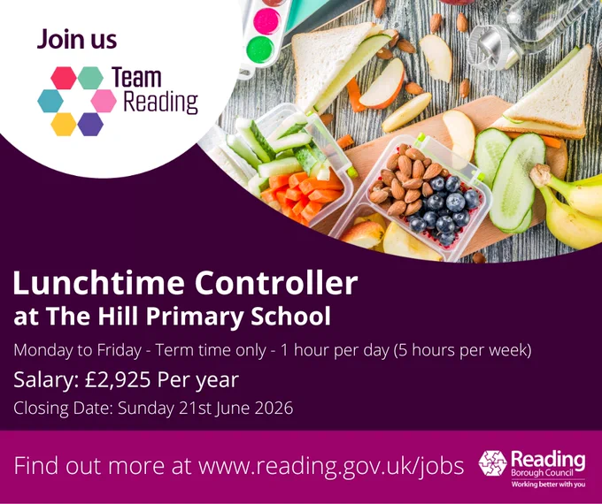 Lunchtime Controller - The Hill Primary School