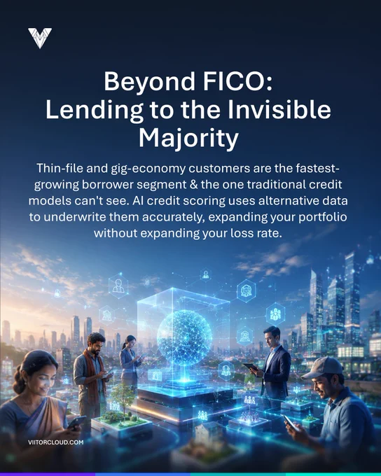AI Credit Models Unlock the Underbanked Without Increasing Risk | ViitorCloud