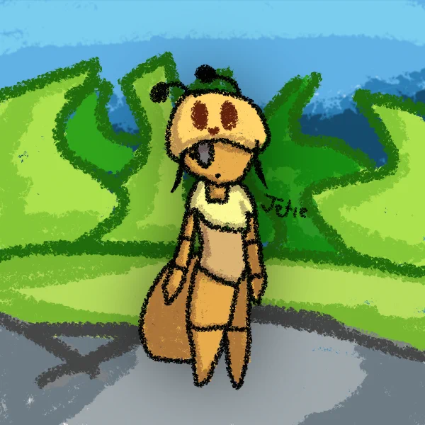 Vivi wearing a Bee Hat