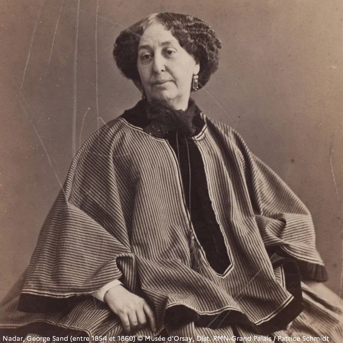 Nadar, George Sand (entre 1854 et 1860) © Musée d’Orsay, Dist. RMN-Grand Palais / Patrice Schmidt