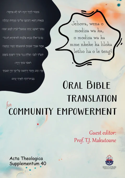 Supplement theme: Oral Bible translation for community empowerment